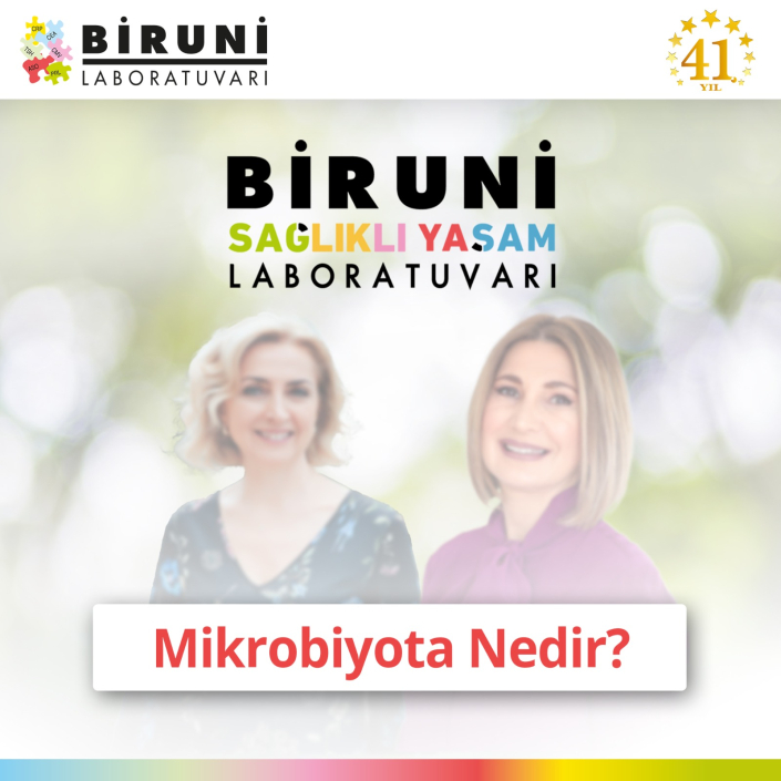 Sağlıklı yaşam danışmanlarımız Dr. Semra Tamer Levent ve Dr. Süreyya Şahinoğlu’nun sağlıklı yaşamda mikrobiyota’nın öneminden bahsettikleri videomuzun tamamına “ Biruni Laboratuvarı “ Youtube kanalından ulaşabilirsiniz?